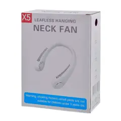 GENERICO - 2 Ventilador Portátil De Cuello Recargable