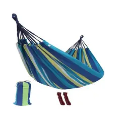 CUTE - HAMACA COLGANTE CON FUNDA PORTÁTIL MULTICOLOR AZUL