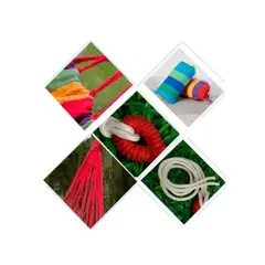 CUTE - HAMACA COLGANTE CON FUNDA PORTÁTIL MULTICOLOR