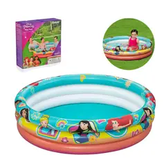 BESTWAY - Piscina Inflable Princesas 3 Aros Princesas 200L 122x30cm