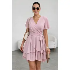 GENERICO - Vestido gasa con lazo