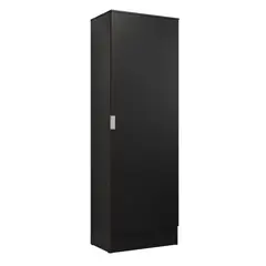 MADESA - Armario Multiuso 1 Puerta 60 cm Negro