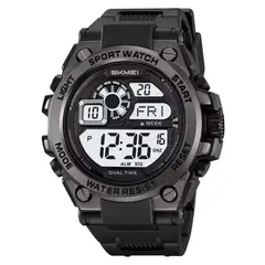 SKMEI - Reloj Heavy Hombre Digital Deportivo Cronómetro Dual LED 2318