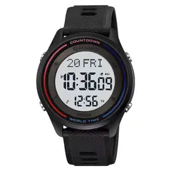 SKMEI - Reloj Geo Hombre Digital Deportivo Dual LED Cronometro 2348