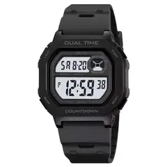 SKMEI - Reloj Block Hombre Digital Deportivo Alarma Luz Tiempo Dual 2543