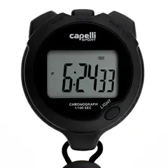 GENERICO - Cronómetro Capelli Digital 24 Hrs Memoria Split Retroiluminado xl