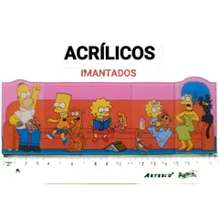 GENERICO - THE SIMPSONS - SET MAGNETICO HOMERO BART LISA MAGGIE MARGE