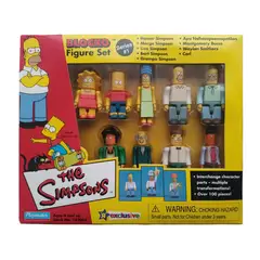 GENERICO - SIMPSONS SET DE 9 FIGURAS BLOCKO