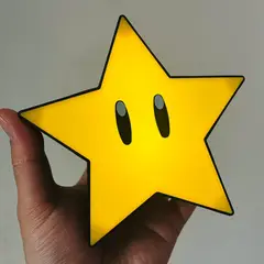 GENERICO - LAMPARA LED ESTRELLA SUPER MARIO BROS