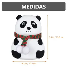 GENERICO - Lámpara de Oso Panda de Silicona Inalámbrica LED Nocturna