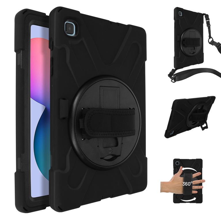 FUNDA ARMOR PARA TABLET SAMSUNG TAB S6 LITE 104 SM-P610 NEGRO