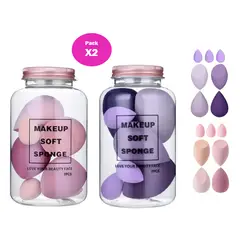 GENERICO - Pack X 2 Frascos de esponja de Maquillaje