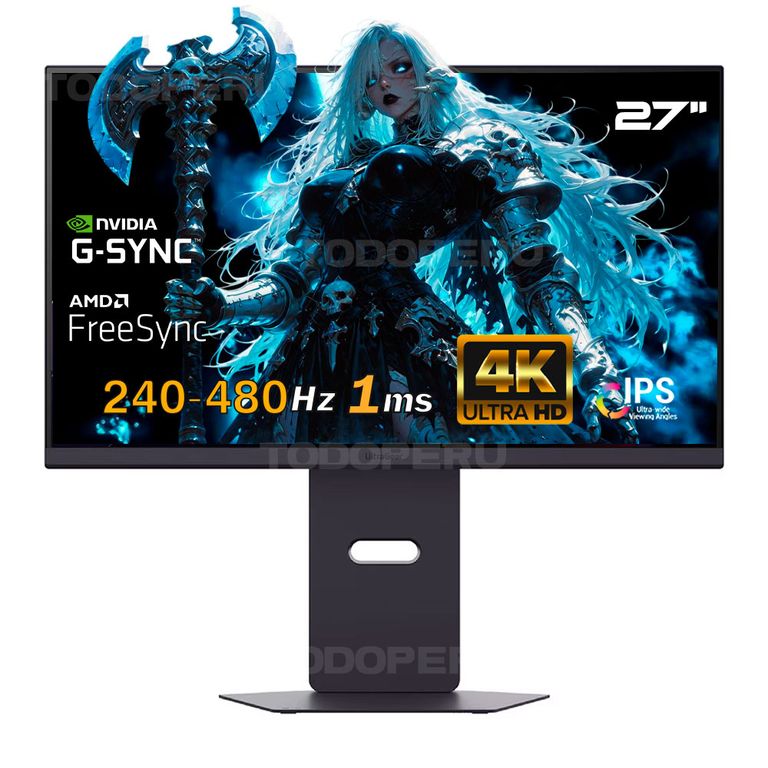 Monitor UltraGear 27G850A-B Nano IPS UHD 4K de 27 Dual MODE 4K UHD 240hz - FHD 480hz 1ms