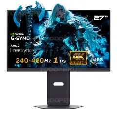 LG - Monitor UltraGear 27G850A-B Nano IPS UHD 4K de 27 Dual MODE 4K UHD 240hz - FHD 480hz 1ms