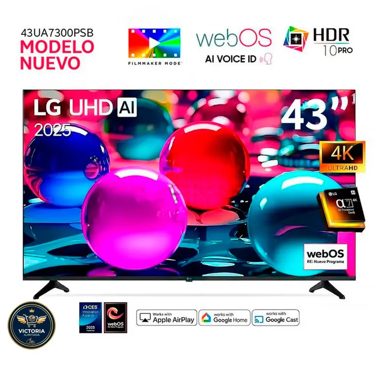 Televisor 43 Pulg Ultra HD 4K AI ThinQ 43UA7300