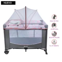 EBABY - Cuna Colecho Para Bebe Nala EB751-2 Rosado H