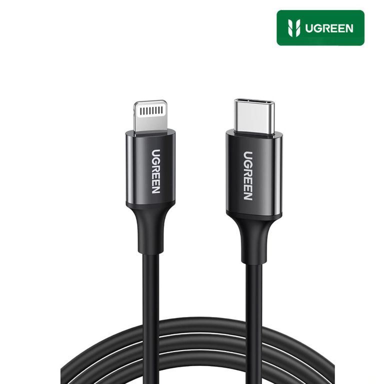 Cable UGREEN USB C a Lightning 60W Certificado MFI para iPhone 1413 pro iPad Pro