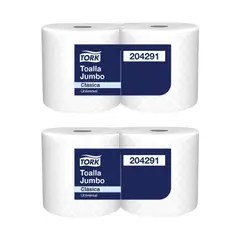 TORK - Papel Toalla Jumbo Tork® Económico 4 Rollos x 200 mts.