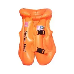 GENERICO - CHALECO FLOTADOR PARA NIÑOS REGULABLE NARANJA