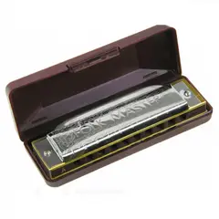 SUZUKI - Armónica de 10 hoyos Folk Master - Clave Bb