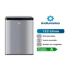 INDURAMA - Frigobar RI-159CR 122L Cromado