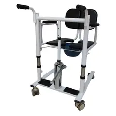 GENERICO - Silla de Traslado Multifuncional para Adulto Mayor con Elevación e Inodoro