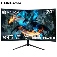 HALION - Monitor Gamer HS 2405FC de 24 Full HD 1920x1080 VA 144HZ 1Ms HDMI