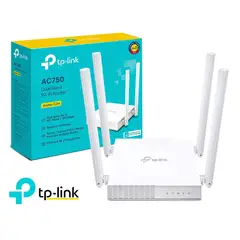 TP LINK - Router Tp-Link Archer C24 Ac750 Wireless 5 Ghz 2.4 Ghz Doble Banda