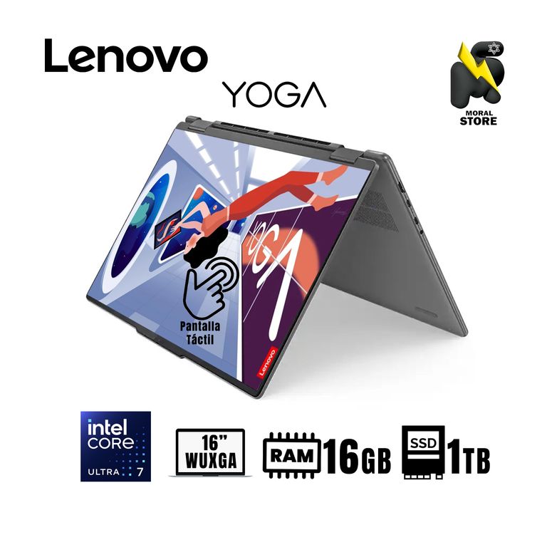 LAPTOP YOGA 7 2 EN 1 / INTEL CORE ULTRA 7 - 155U/ 16 GB RAM/ 1 TB SSD/ 16 WUXGATÁCTIL
