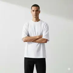 GENERICO - Polo Oversize de Algodon Para Hombre Unisex De Gramaje 200