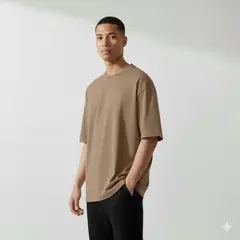 GENERICO - Polo Oversize de Algodon Para Hombre Unisex De Gramaje 200