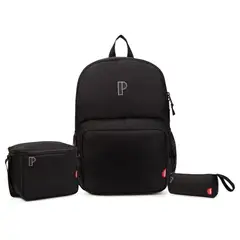 PORTA - TRIPACK MOCHILA PORTAMAR 3 PIEZAS MOCHILA LONCHERA Y CARTUCHERA