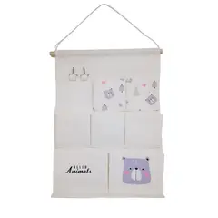 GENERICO - Organizador de Pared de Tela - Natural