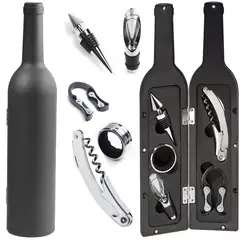 PREMIUM - Juego Completo De Accesorios Para Vino Con Sacacorchos y Dosificador