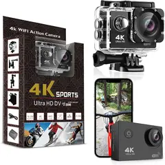 GENERICO - CAMARA GO PRO ULTRA HD 4K Wifi Deportiva Acuatico