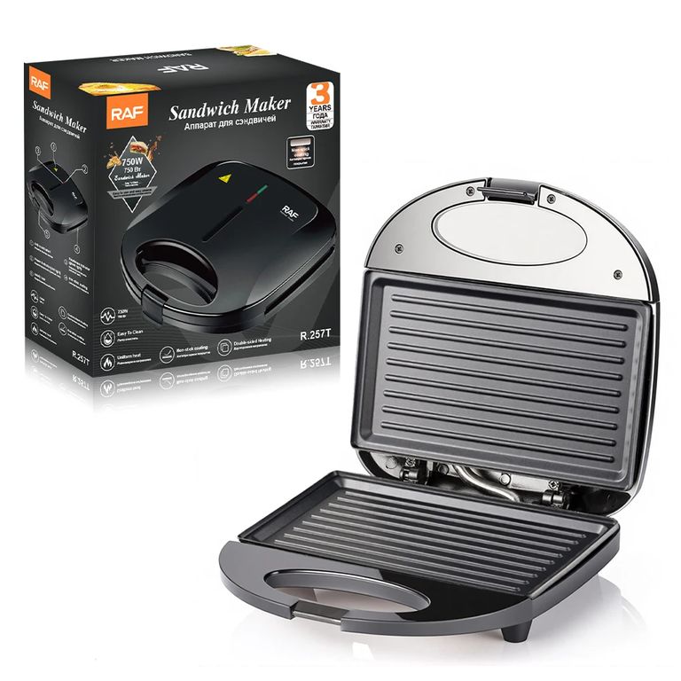 Sandwich Maker  Sandwichera Recubrimiento Antiadherente RAF