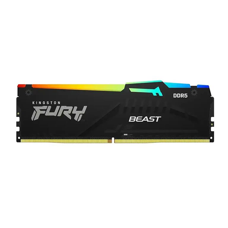 Memoria Ram Fury Beast 16Gb Ddr5 5600Mhz Cl40 Rgb Para Gaming - Alta Velocidad Y