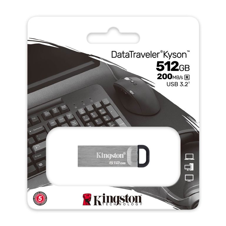 Memoria Usb Datatraveler Kyson 3.2 Gen 1 De 512 Gb.