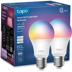 TP LINK - FOCO INTELIGENTE WIFI TAPO L530E 2 PACK - BLANCA CALIDA Y RGB