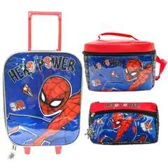 DISNEY CLASICOS - Pack Escolar Maleta Spiderman Eco Azul Oficio
