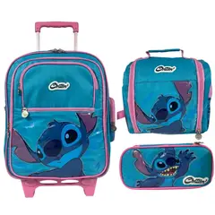 DISNEY CLASICOS - Pack Escolar Maleta Stitch Oficio Premium