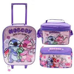 DISNEY CLASICOS - Pack Escolar Maleta Stitch Angel Oficio