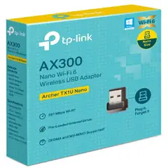 TP LINK - Adaptador USB WiFi TP-Link Archer TX1U Nano AX300