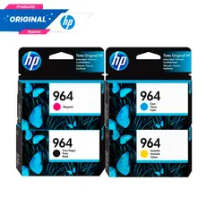 HP - Kit Tinta 964 Original Negro Cian Magenta Amarillo