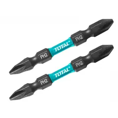 TOTAL - Set de Puntas de Impacto 65mm PH2 2pcs