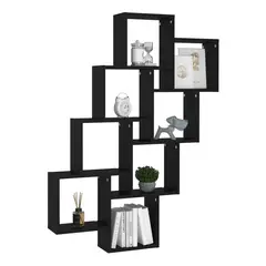 PELIKANO - Repisa Flotante Pelik Melamina 119x90cm Negro