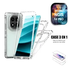 ASIA IMPORT - Case Triple es 3 en 1 Para Redmi Note 14 Pro 5G