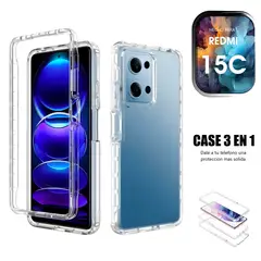 ASIA IMPORT - Case Triple es 3 en 1 Para Redmi 15C