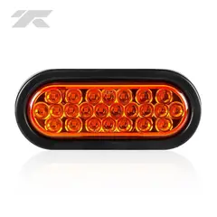GENERICO - Faro Posterior Led-24 Ovalado Ámbar