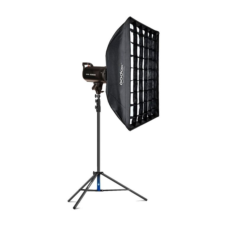 Combo Flash SK300II-V + Parante + Softbox FW6090